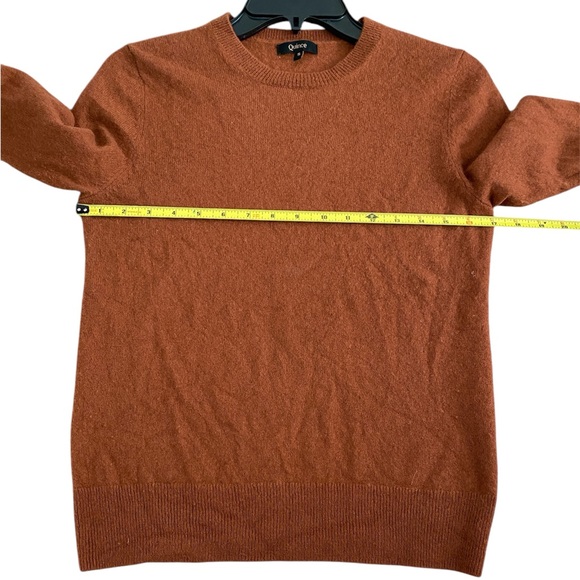 Quince Mongolian Cashmere Crewneck Sweater in Chestnut Women’s Size Small - Picture 7 of 8